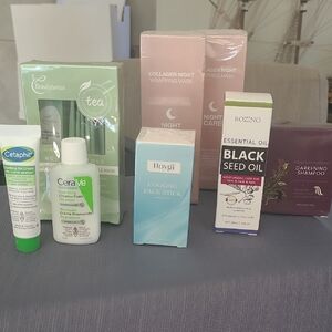 Skincare and Haircare Product Set